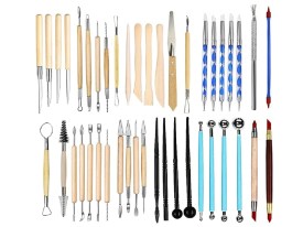 Kit 36 herramientas alfareria
